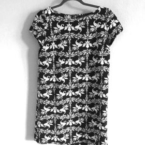 Zara short sleeve shift dress